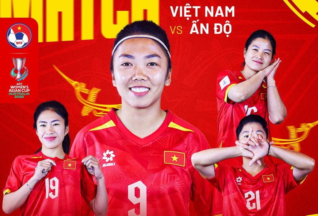 Link xem trực tiếp bóng đá nữ Việt Nam vs Ấn Độ: VCK Asian Cup 2026 Trực tiếp bóng đá nữ Việt Nam vs Ấn Độ: VCK Asian Cup 2026
