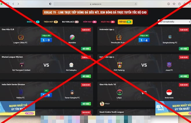 Khởi tố 30 người trong đường dây web lậu 'Xôi Lạc TV'