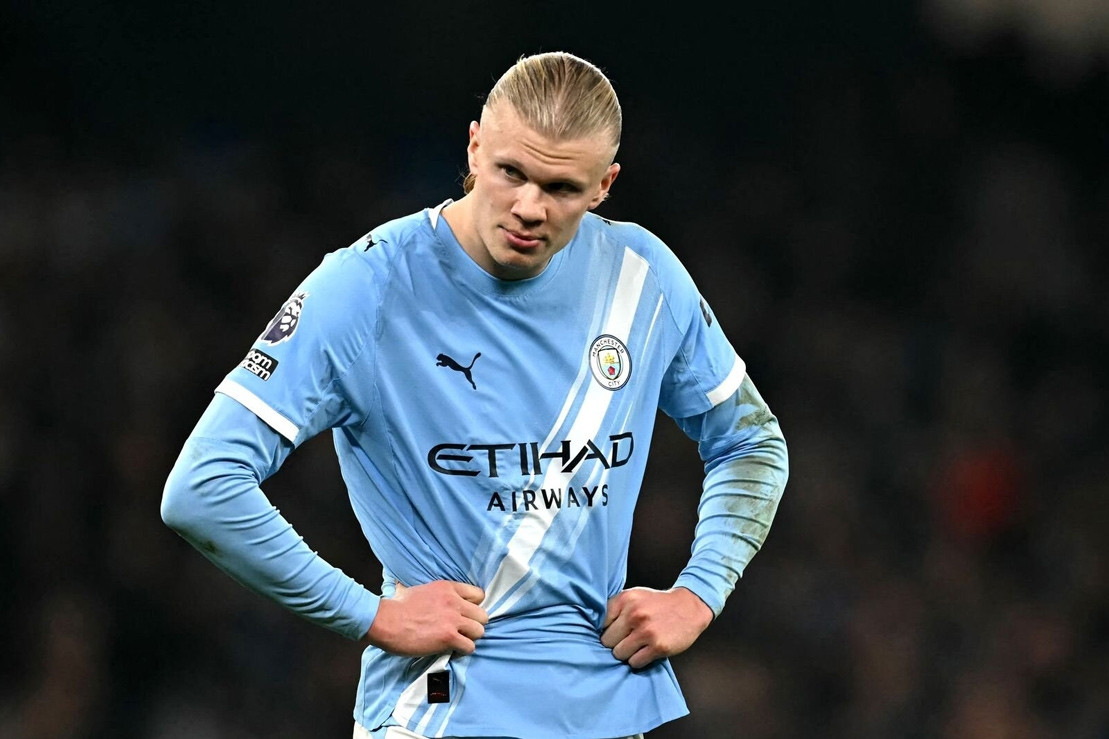  Haaland vô duyên, Man City rơi chiến thắng 