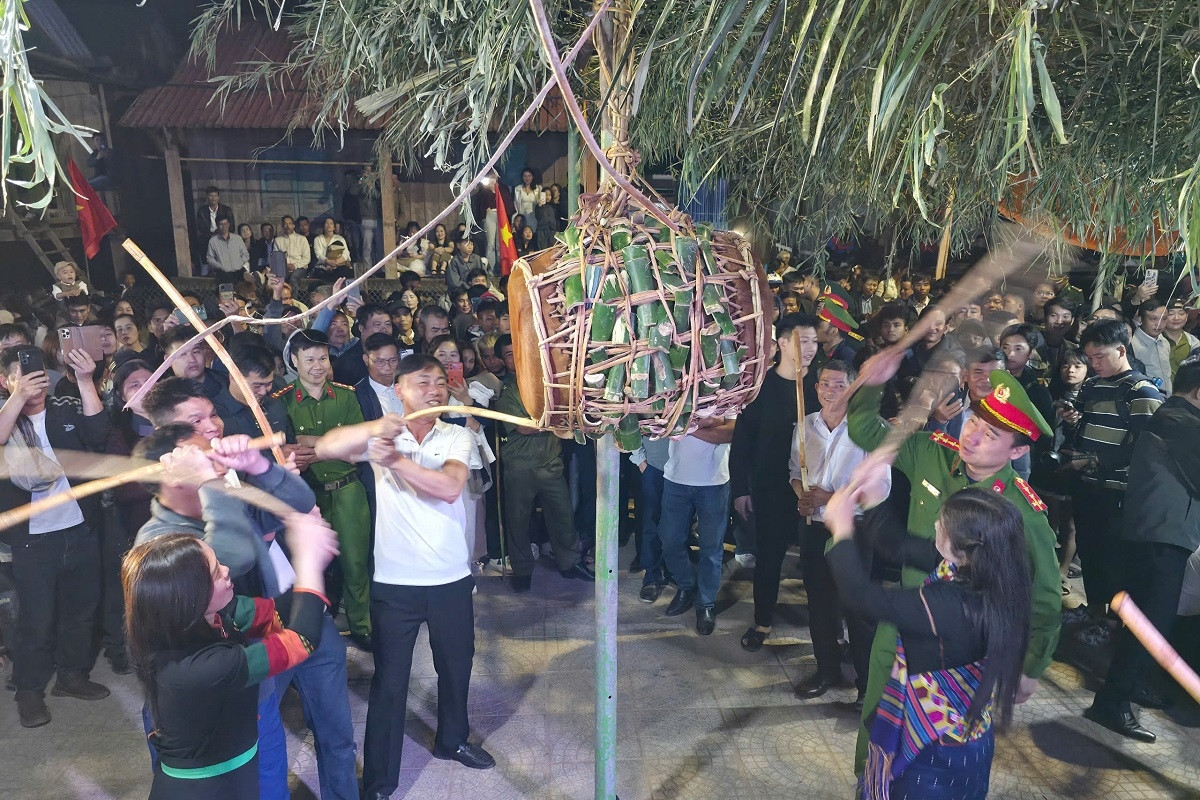 Lễ hội đập trống Ma Coong: Cầu mùa, kết duyên trong đêm trăng tháng Giêng