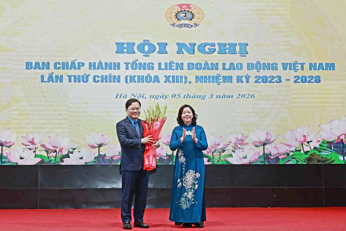 Ông Nguyễn Anh Tuấn được bầu làm Chủ tịch Tổng Liên đoàn Lao động Việt Nam