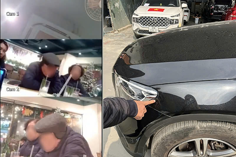 Công an Hà Nội khởi tố người phụ nữ cào xước xe Mercedes-Benz GLC 200