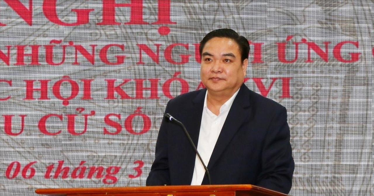 Vụ trưởng Bộ Dân tộc và Tôn giáo trình bày chương trình hành động trước cử tri Hải Phòng