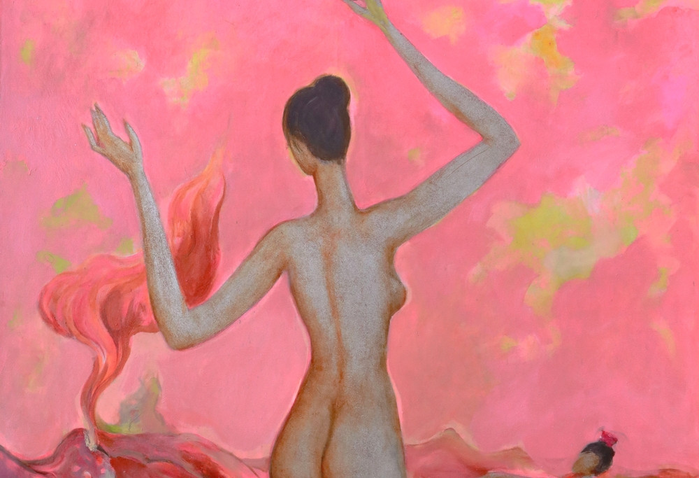 Đào Anh Khánh và con gái lần đầu xuất hiện trong triển lãm chung