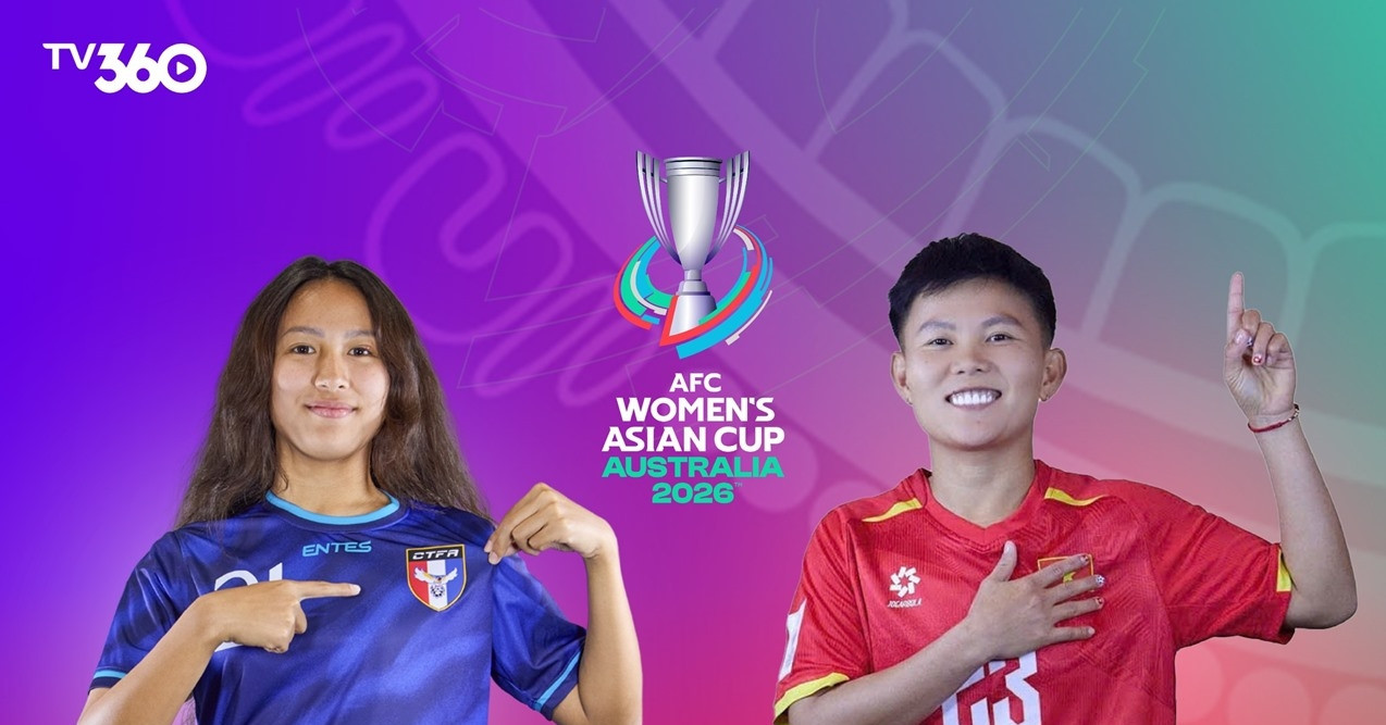 Link xem trực tiếp bóng đá nữ Việt Nam vs Đài Loan (TQ): VCK Asian Cup 2026