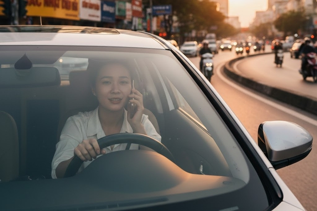  Những 'đặc sản' lơ đễnh của phụ nữ khi lái xe khiến người đi đường toát mồ hôi 