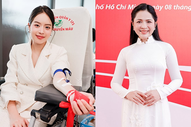Hoa hậu Thanh Thủy hiến máu, ca sĩ Duyên Quỳnh xúc động vì điều đặc biệt