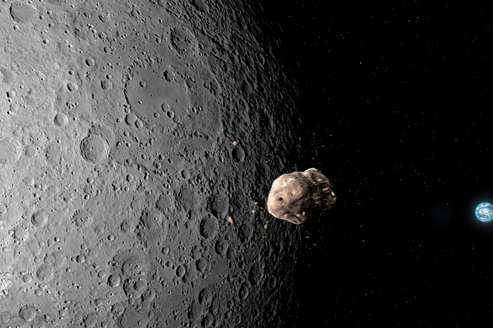 Thông tin ‘nóng’ về tiểu hành tinh đe dọa Mặt Trăng