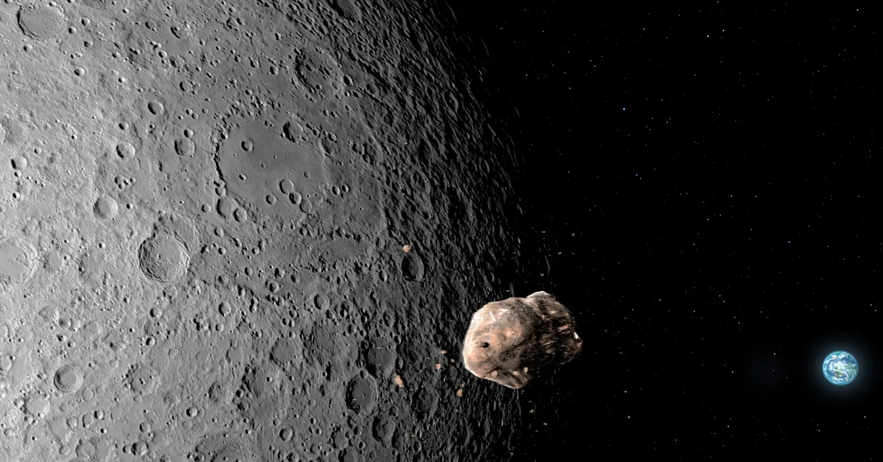 Thông tin ‘nóng’ về tiểu hành tinh đe dọa Mặt Trăng