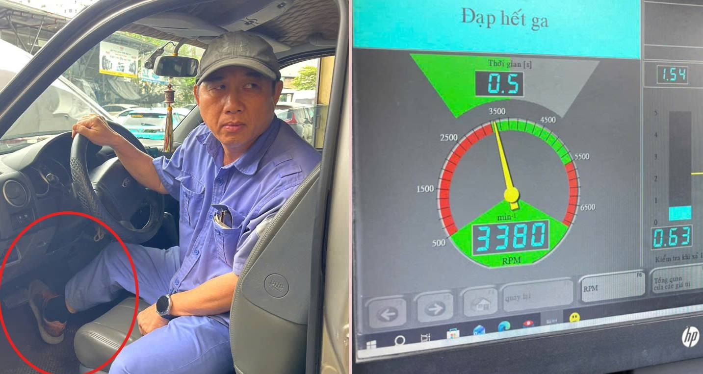 'Đạp thốc ga' để đo khí thải xe máy dầu đã được áp dụng một phần nhiều năm qua