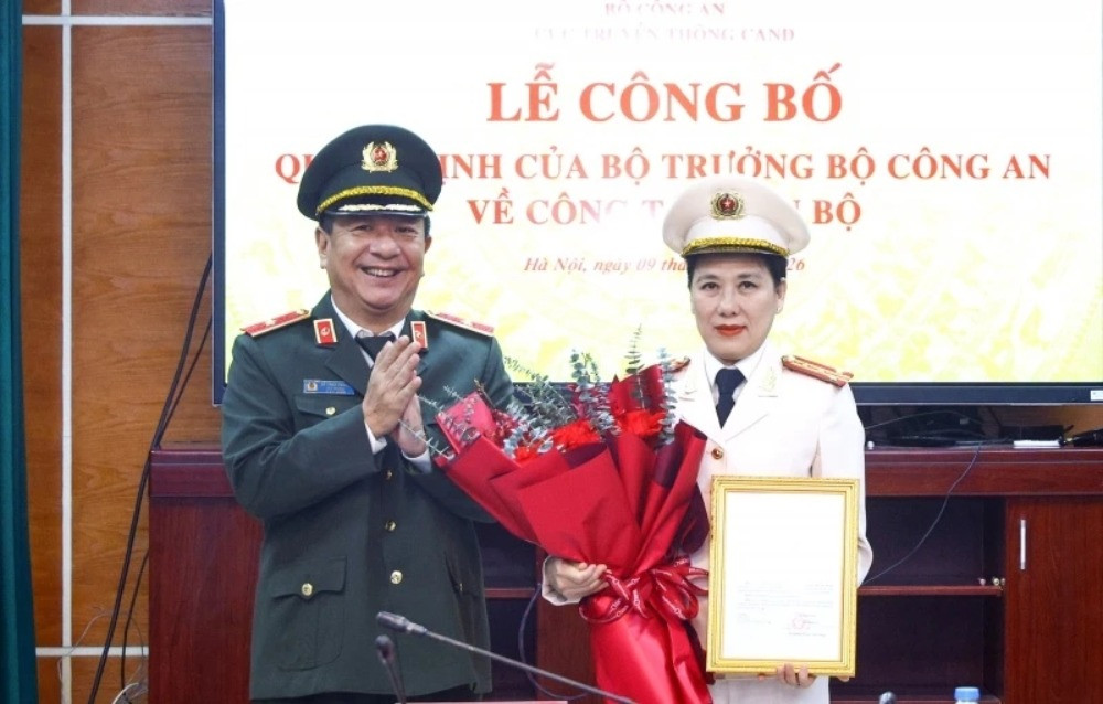 Đại tá Nguyễn Thị Thu Hằng giữ chức Phó Cục trưởng Cục Truyền thông CAND