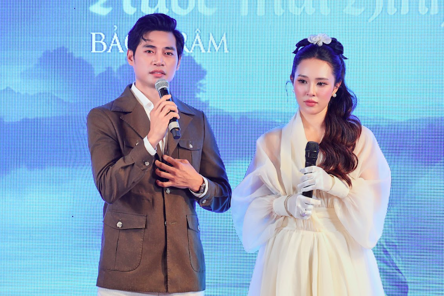 Ca sĩ Bảo Trâm Idol sợ chồng ghen khi tình tứ với diễn viên 'Tử chiến trên không'