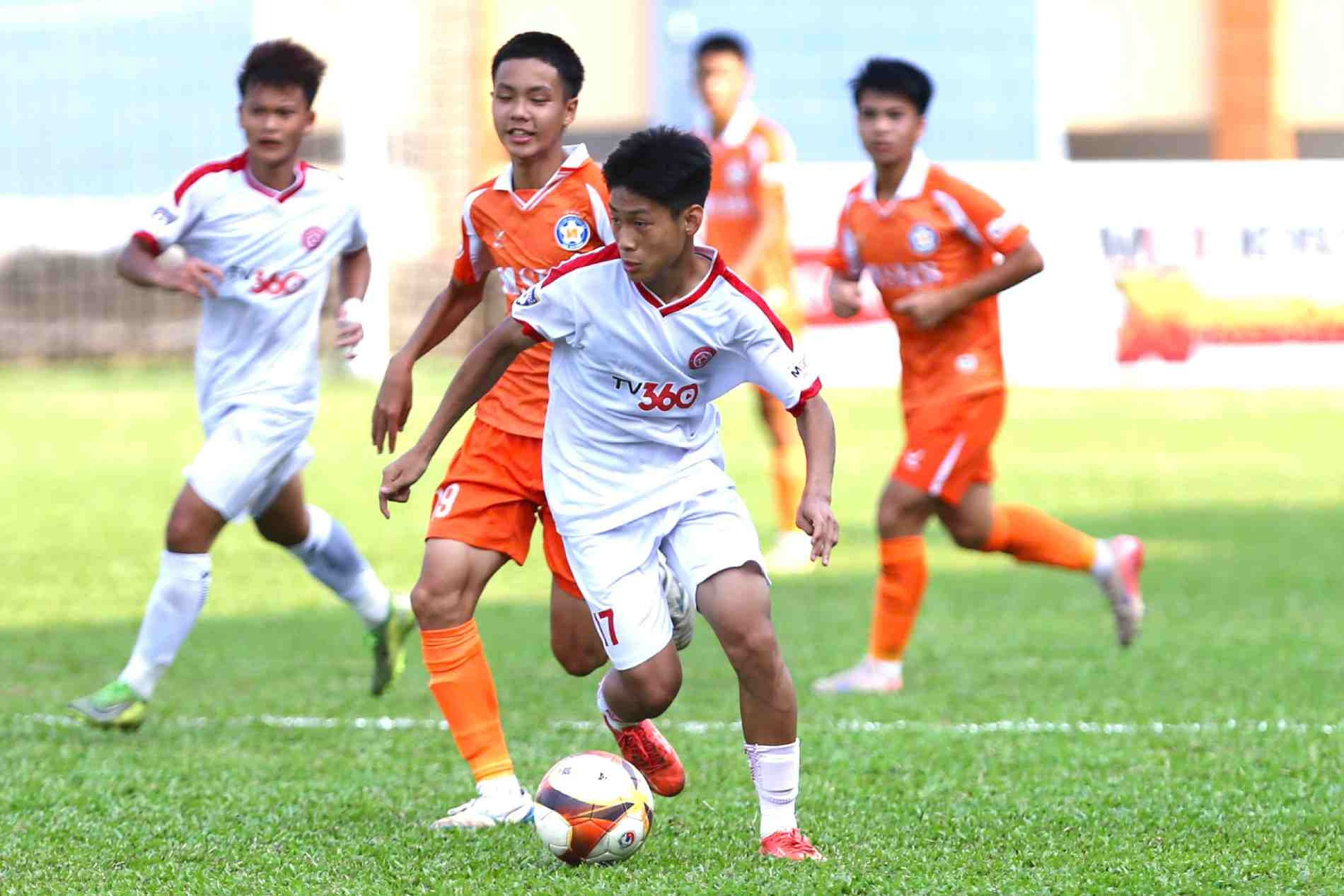 SLNA chạm trán Thể Công Viettel ở bán kết U15 quốc gia