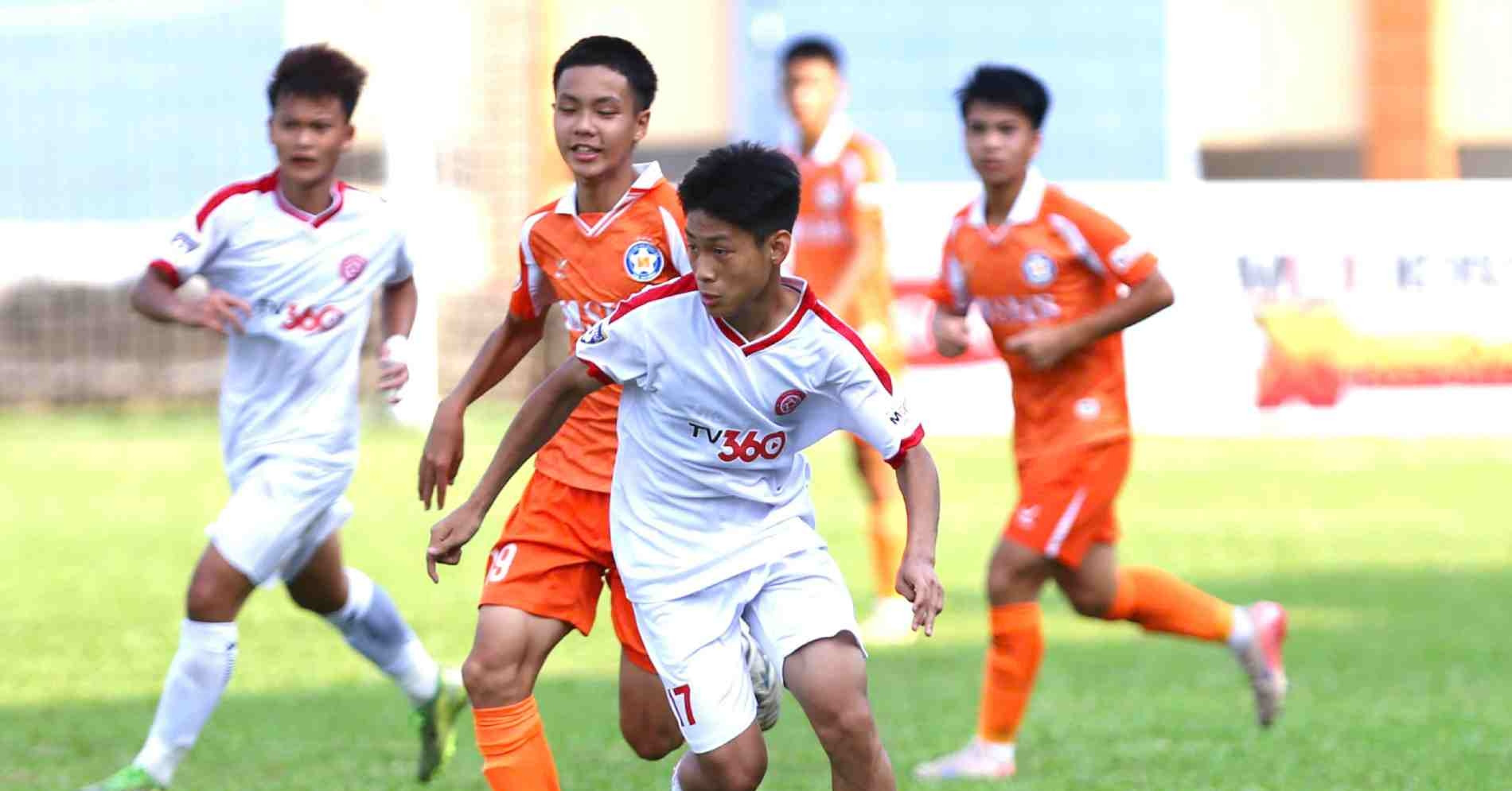 SLNA chạm trán Thể Công Viettel ở bán kết U15 quốc gia