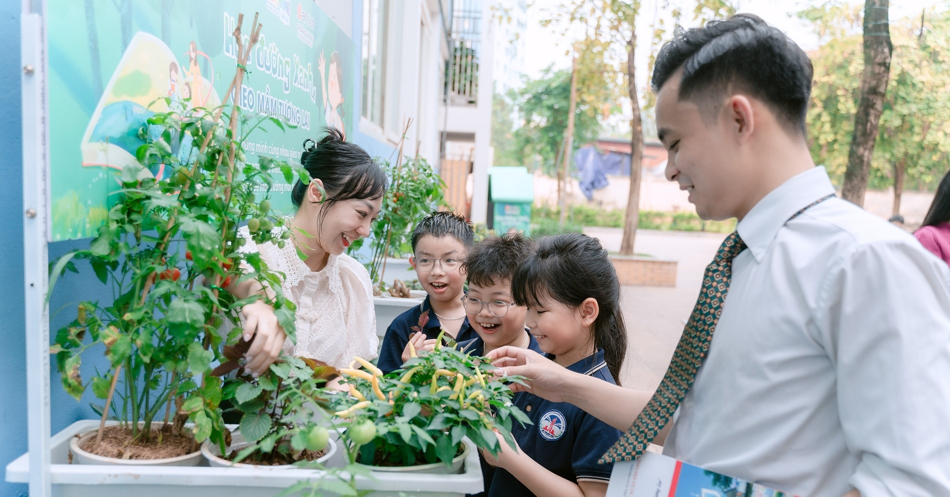 Hà Nội: 25 trường tiểu học xây dựng vườn ươm trong chiến dịch 'Học đường Xanh'