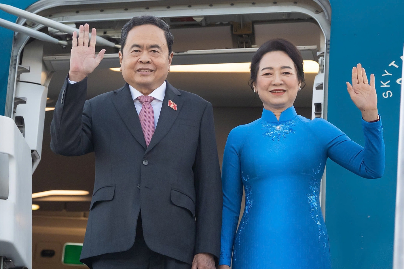 Chủ tịch Quốc hội Trần Thanh Mẫn và phu nhân tới Rome, bắt đầu thăm Italia