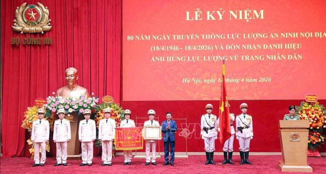 Cục An ninh nội địa vinh dự đón nhận danh hiệu Anh hùng Lực lượng vũ trang nhân dân