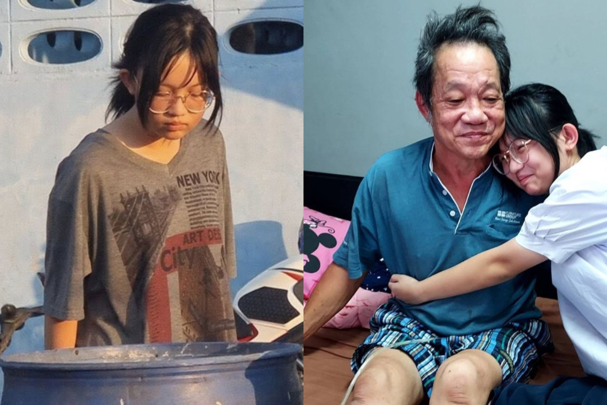 Nữ sinh 15 tuổi nhặt ve chai, chăm cha ốm liệt giường gây xúc động