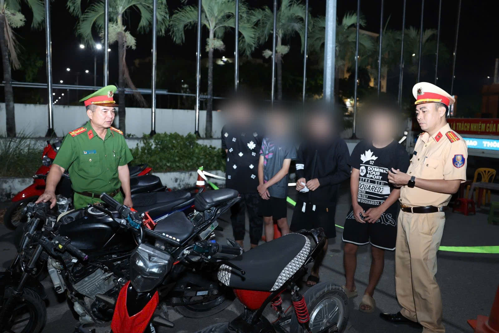 Phó Giám đốc Công an Ninh Bình xuống đường chỉ đạo truy bắt 'quái xế'