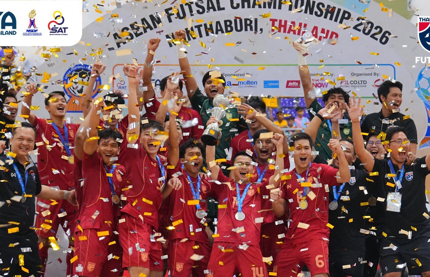 Thái Lan đòi nợ Indonesia, vô địch futsal Đông Nam Á 2026