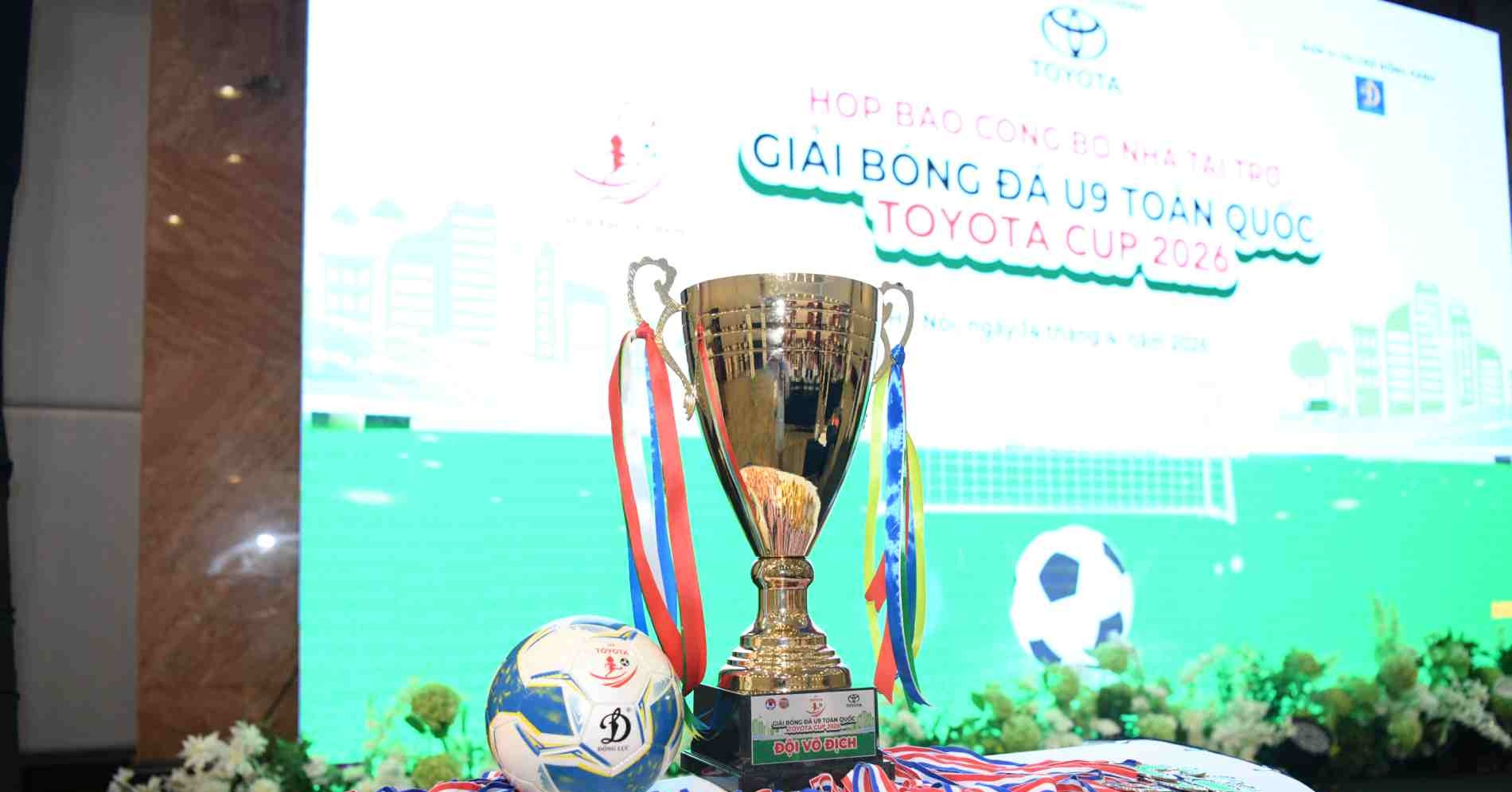 35 đội bóng tranh tài ở giải bóng đá U9 toàn quốc 2026