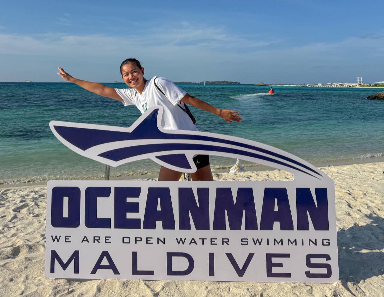Ánh Viên vô địch giải Oceanman Maldives, thành tích gây bất ngờ anh vien 3.jpg