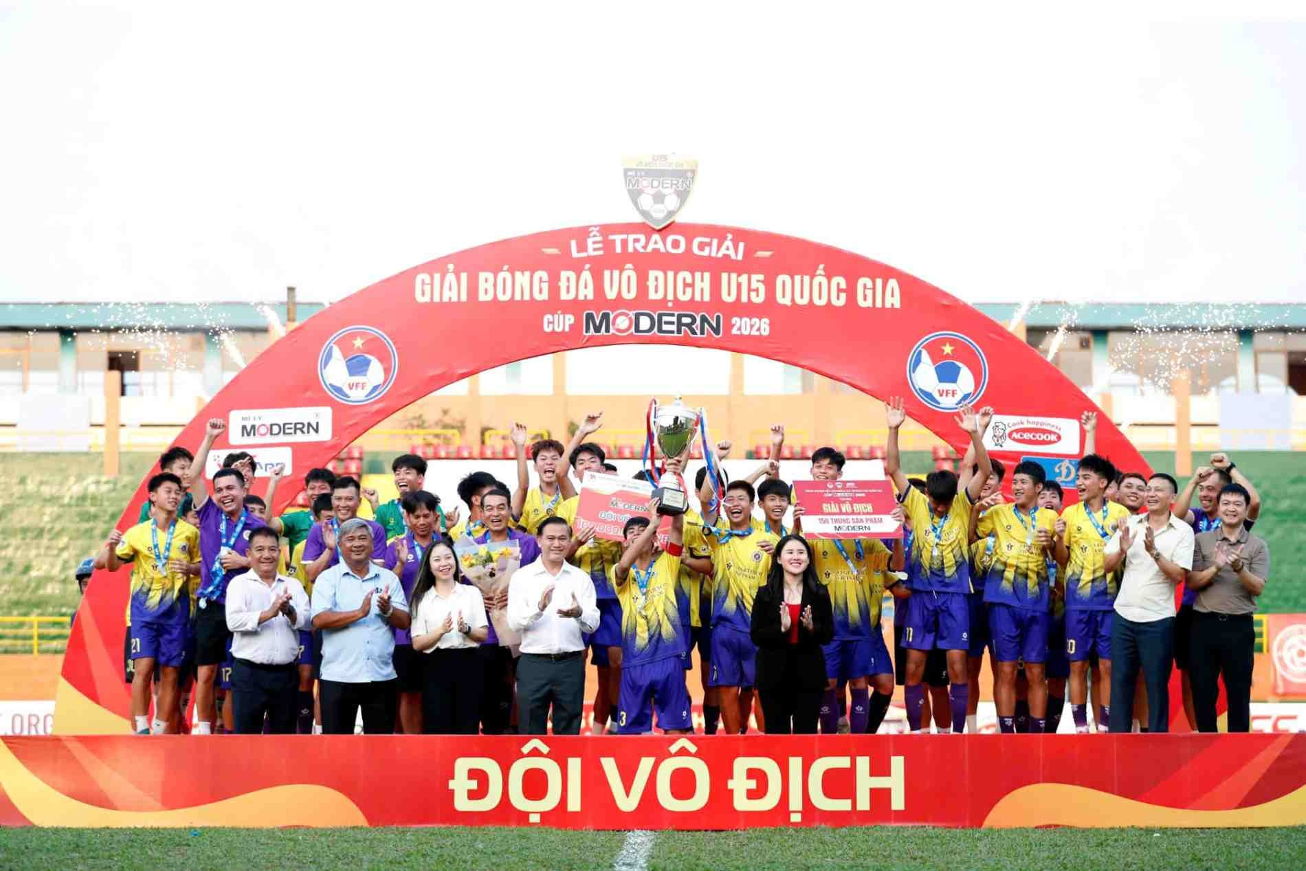 Hạ Thể Công Viettel, Hà Nội vô địch U15 quốc gia