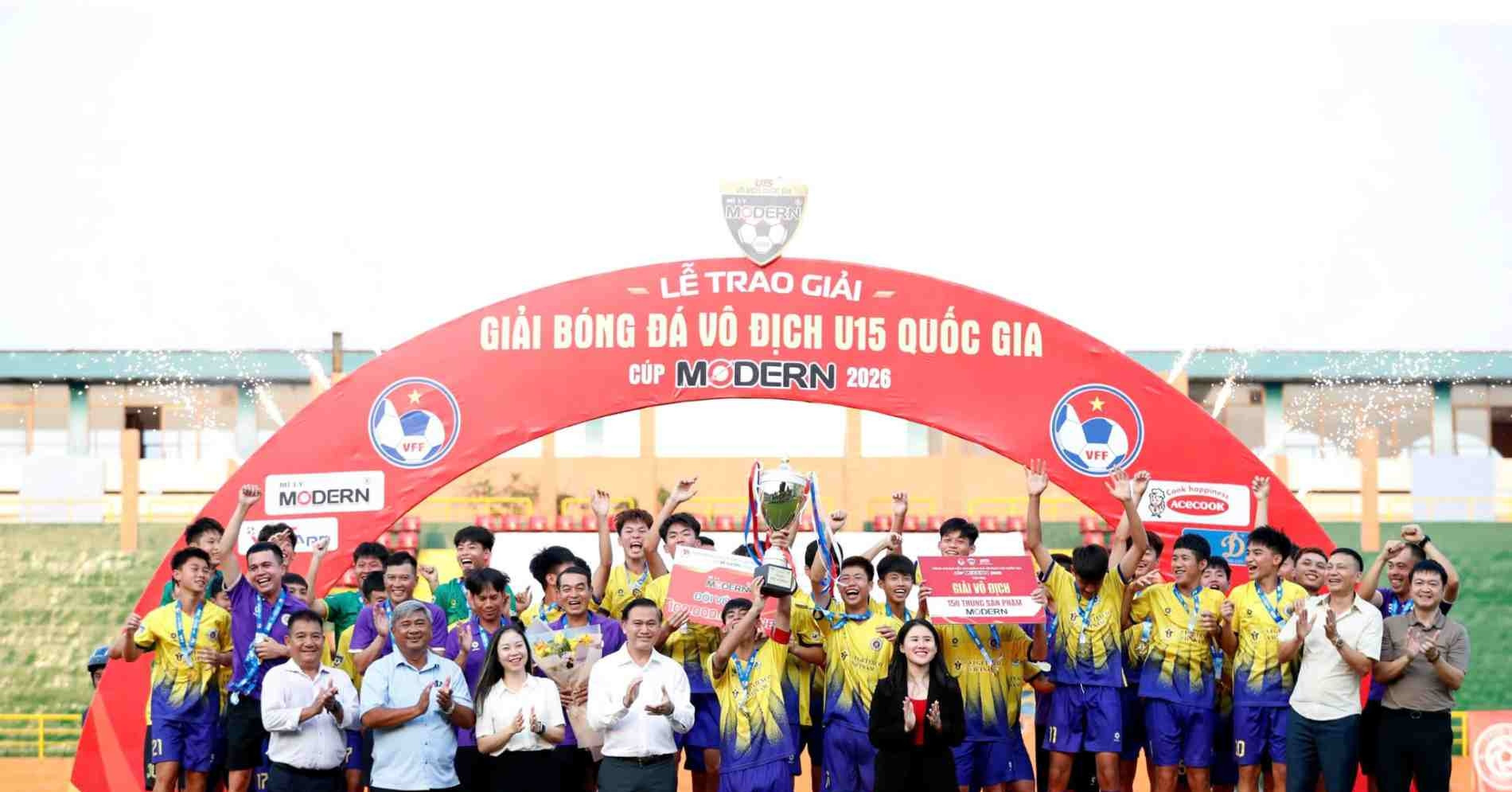 Hạ Thể Công Viettel, Hà Nội vô địch U15 quốc gia