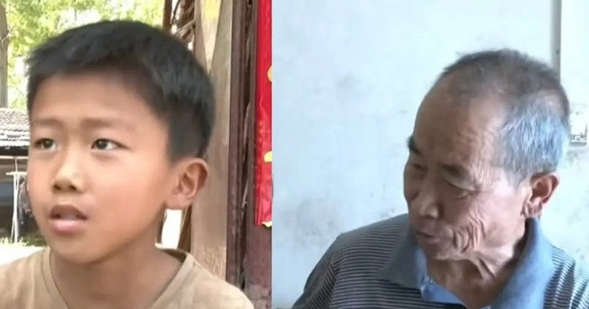 Cậu bé 9 tuổi giấu thịt ở trường mang về cho ông, cô giáo nói câu xúc động