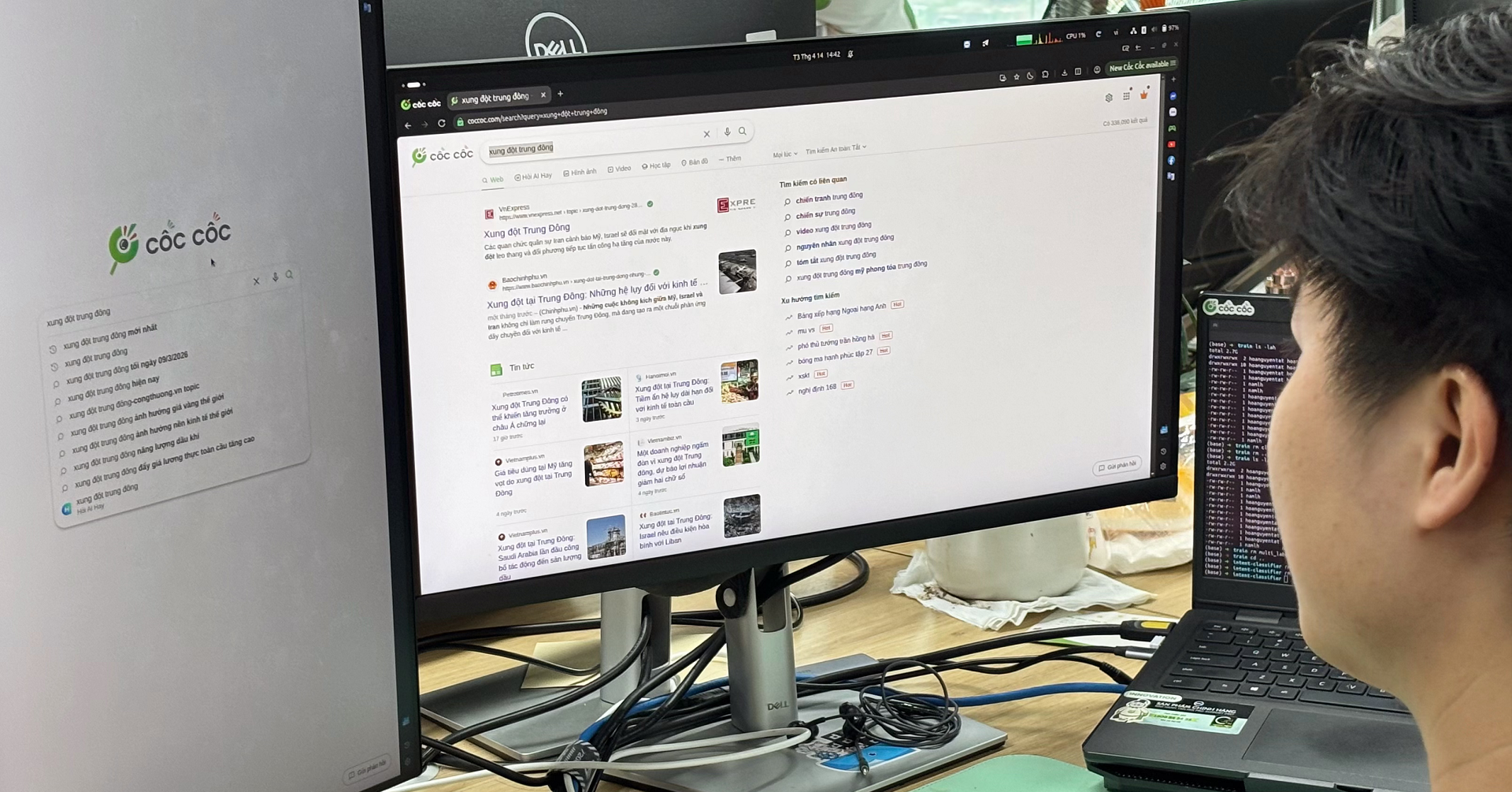 Giá xăng và xung đột Trung Đông dẫn đầu xu hướng tìm kiếm của người Việt