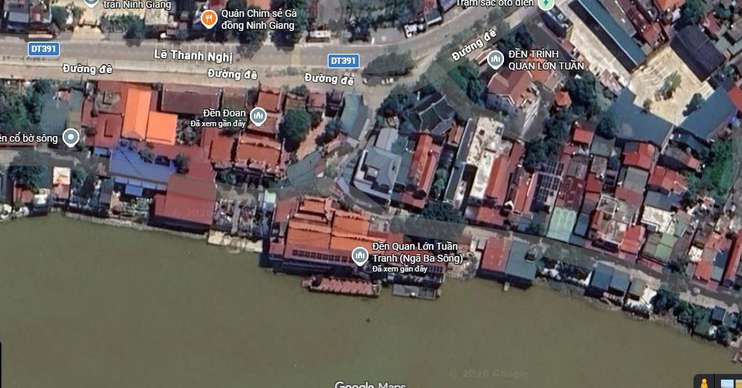 Hải Phòng yêu cầu Google Maps gỡ bỏ chỉ dẫn địa điểm giả mạo đền Tranh