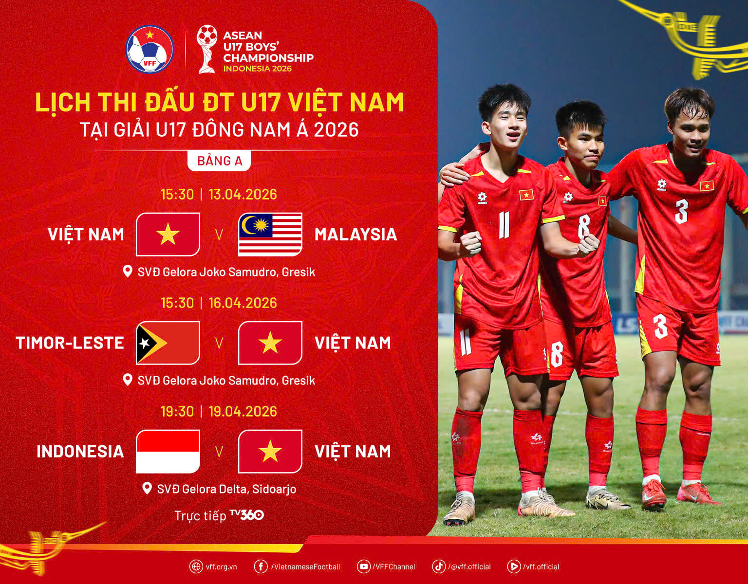 Nhận định U17 Việt Nam vs Timor Leste: Thắng đậm chờ đấu Indonesia lich u17 viet nam.jpg