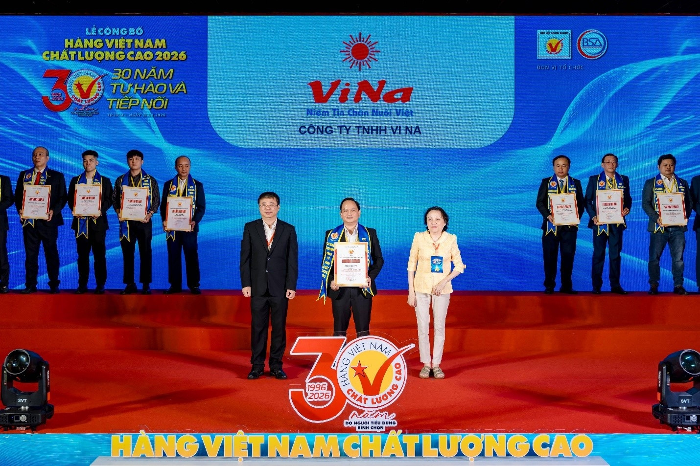 Vinafeed được vinh danh hàng Việt Nam chất lượng cao 2026