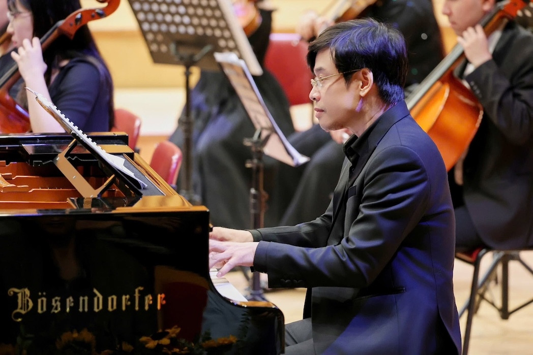 Đêm nhạc có sự góp mặt của 2 nghệ sĩ piano Huy Phương và Trinh Hương