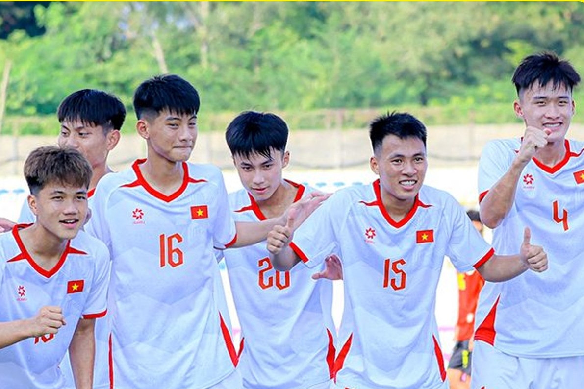 U17 Việt Nam thắng 10-0 trước trận gặp U17 Indonesia