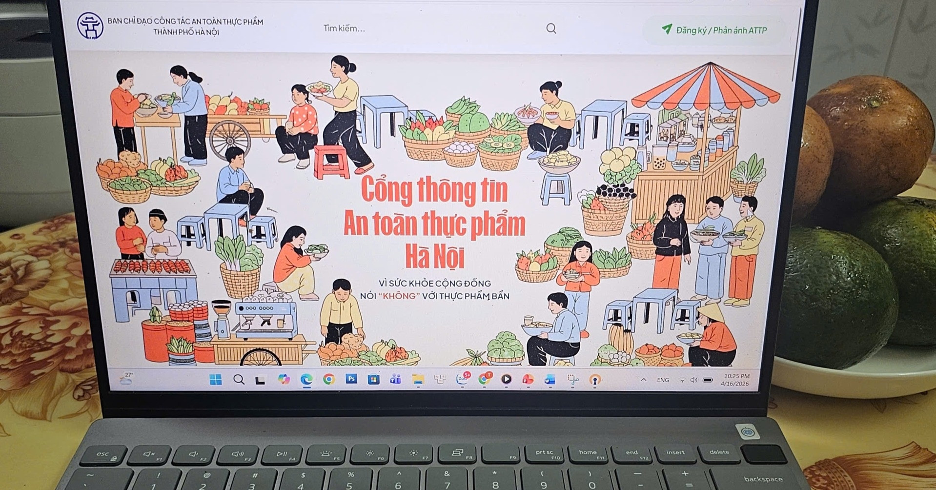 Kênh trực tuyến hỗ trợ người dân tiếp cận thông tin an toàn thực phẩm thuận tiện