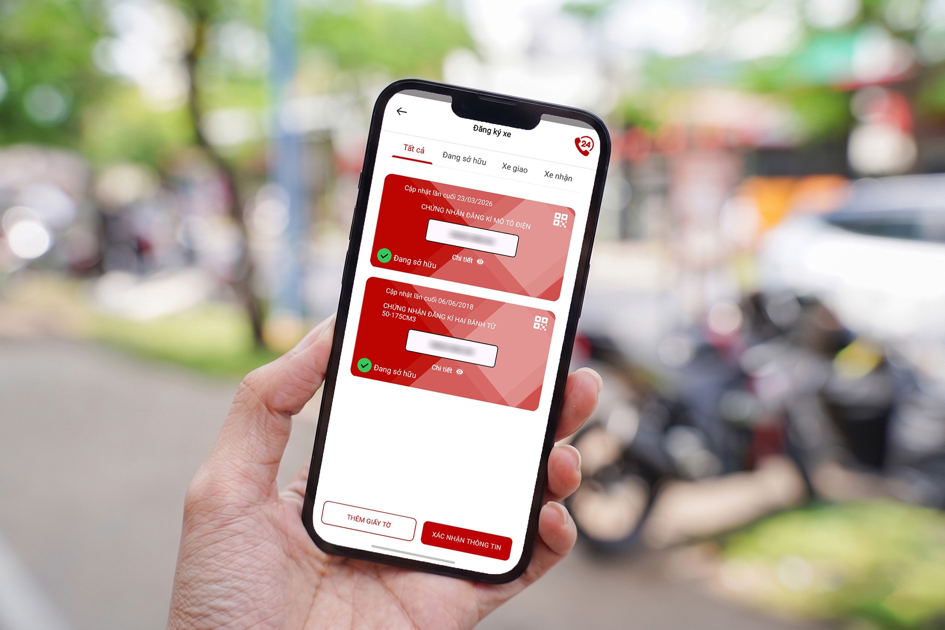 Vì sao nhiều người không thêm được giấy đăng ký xe vào VNeID?