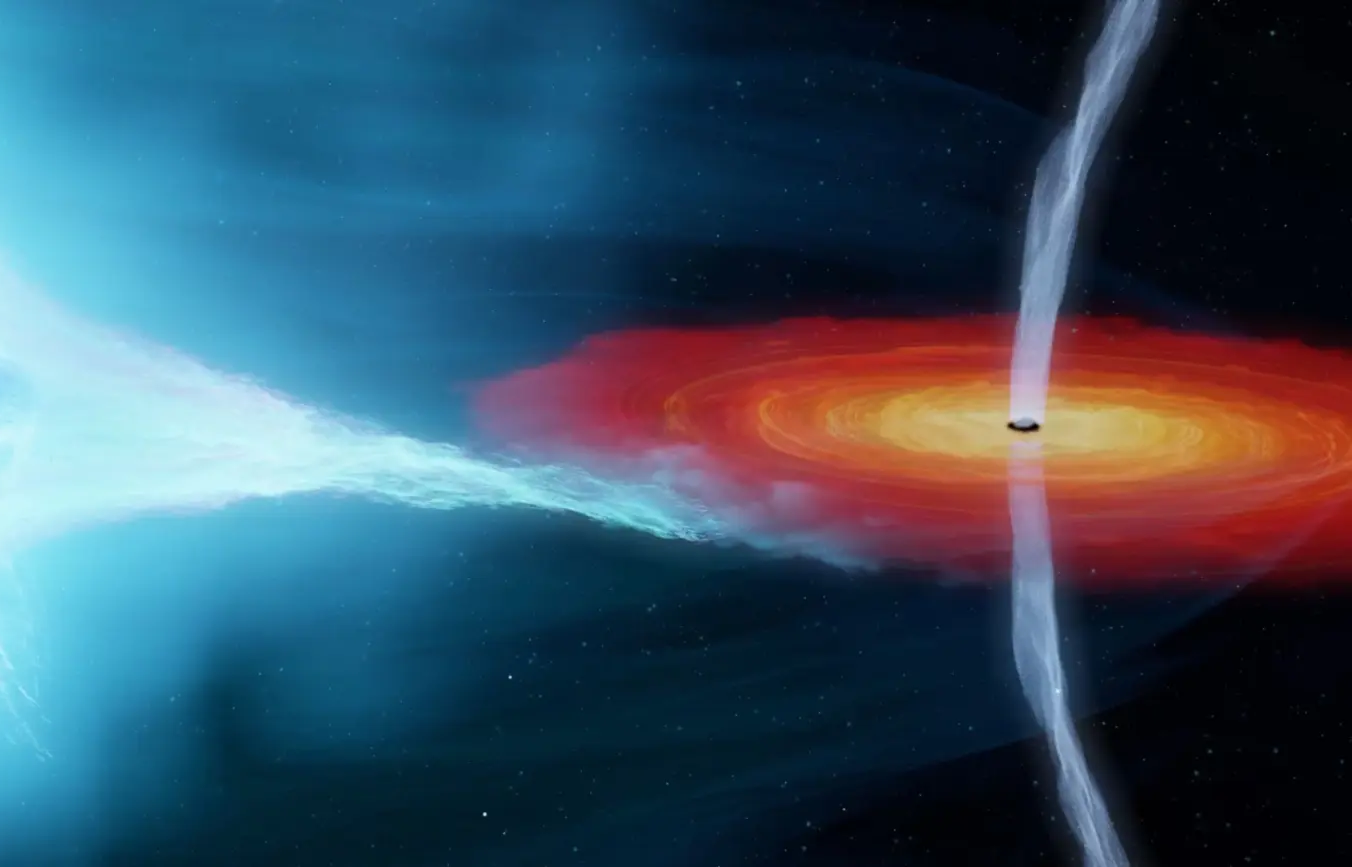 Bí ẩn ‘tia nhảy múa’ từ hố đen mạnh ngang 10.000 Mặt Trời