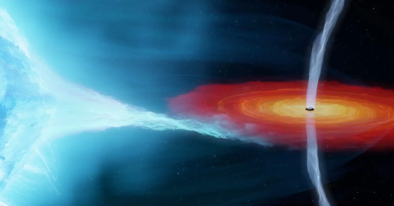 Bí ẩn ‘tia nhảy múa’ từ hố đen mạnh ngang 10.000 Mặt Trời