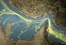 Eo biển Hormuz. Ảnh: Tasnim