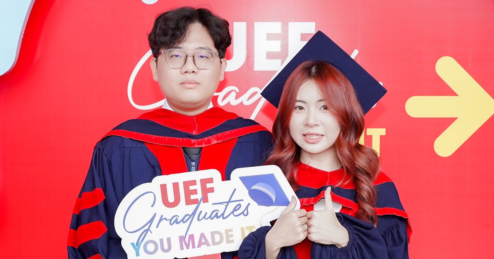 Cặp vợ chồng cùng nhận bằng thạc sĩ loại xuất sắc tại Hà Nội