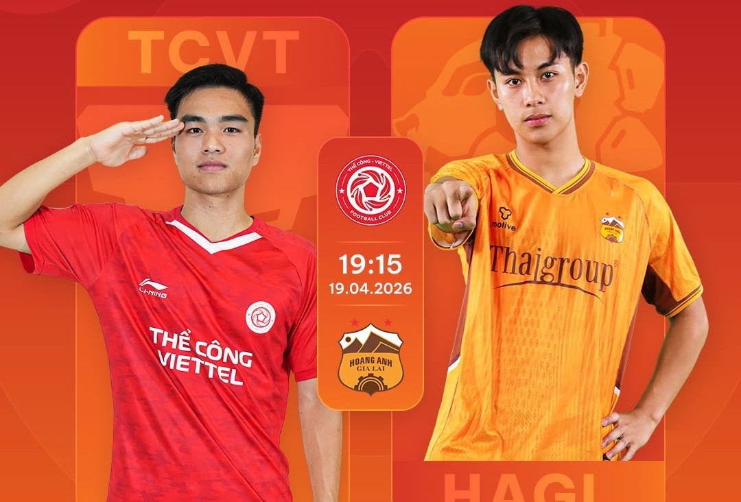Trực tiếp bóng đá Thể Công Viettel vs HAGL, 19h15 ngày 19/4