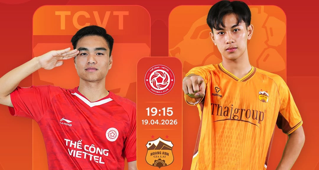 Trực tiếp bóng đá Thể Công Viettel 1-0 HAGL: Trung Kiên bị thủng lưới