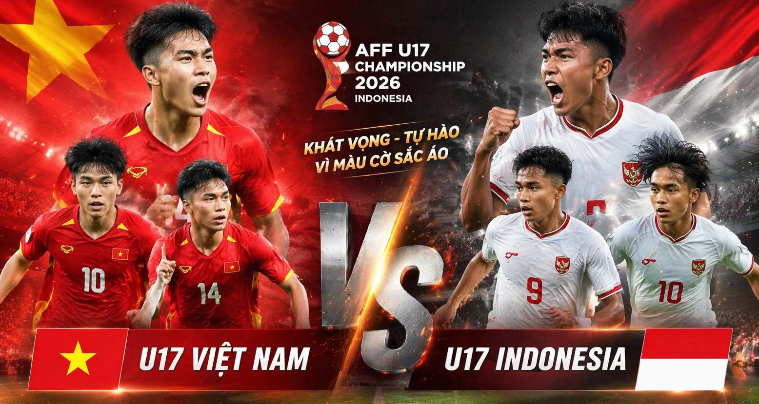 Trực tiếp bóng đá U17 Việt Nam 0-0 U17 Indonesia: Thế trận lấn lướt