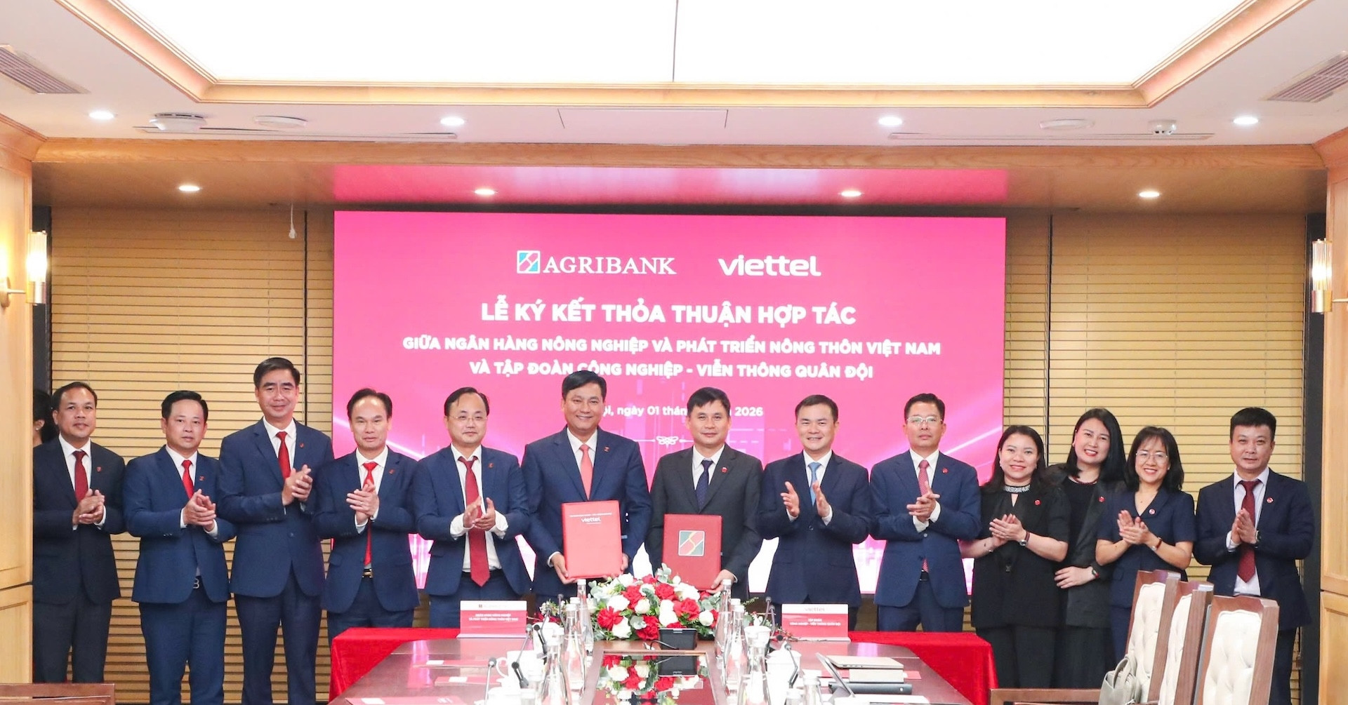 Agribank và Viettel ký kết thỏa thuận hợp tác, kết nối sức mạnh vì tương lai số
