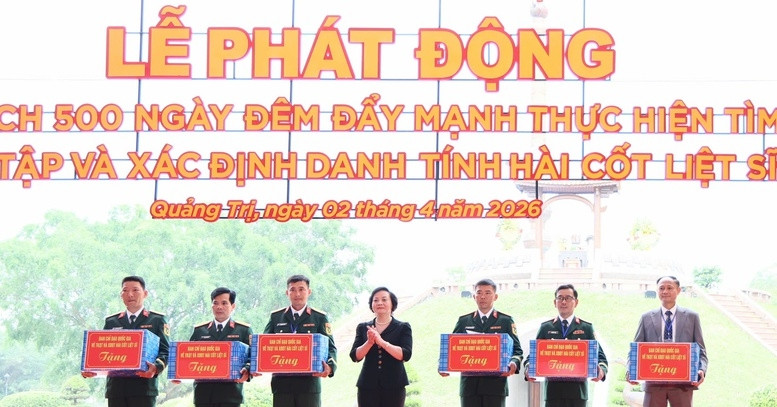 Phát động chiến dịch 500 ngày đêm tìm kiếm, quy tập hài cốt liệt sỹ tại Quảng Trị
