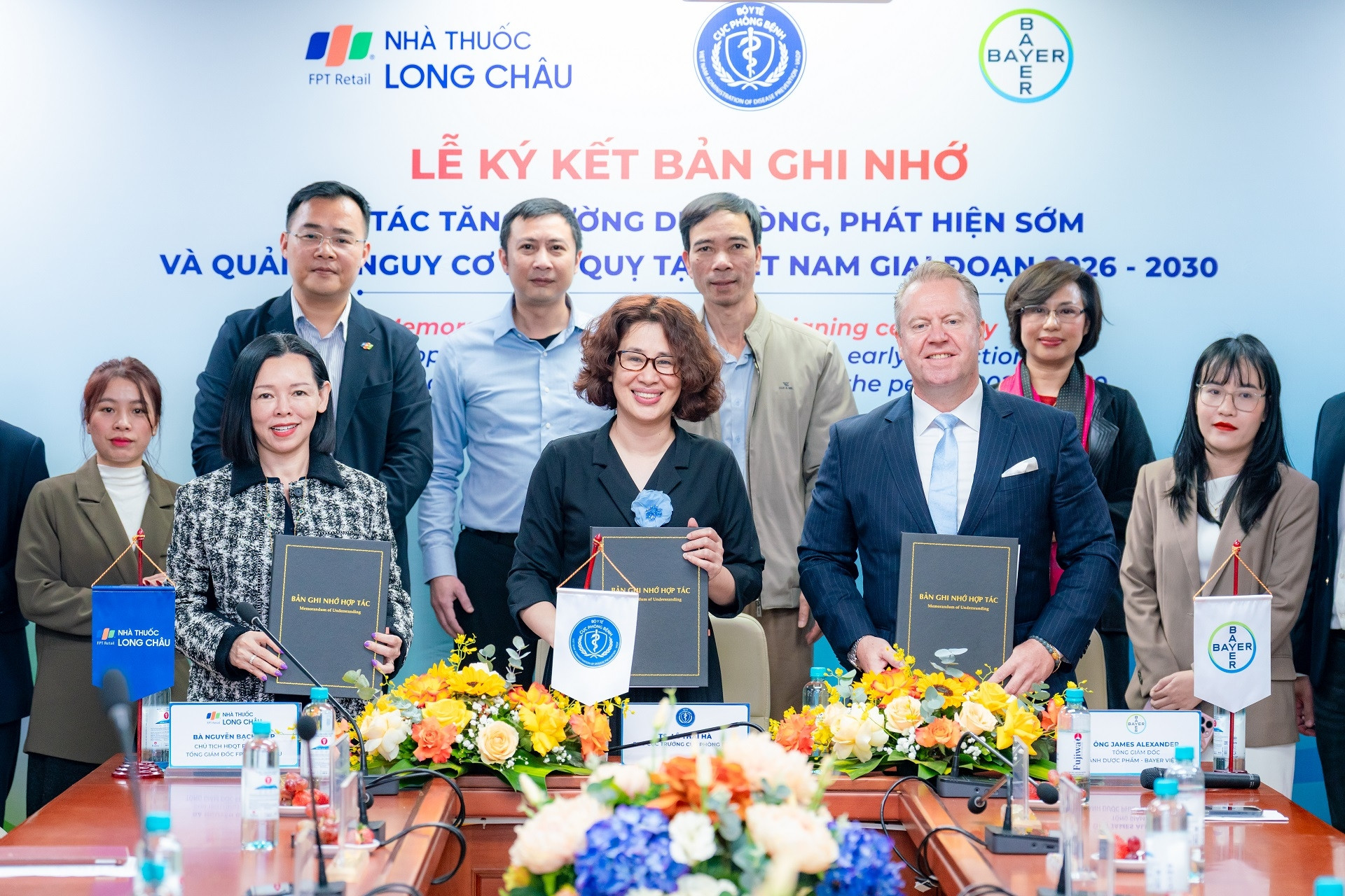 Long Châu, Bayer hợp tác Cục Phòng bệnh Bộ Y tế phòng chống nguy cơ đột quỵ