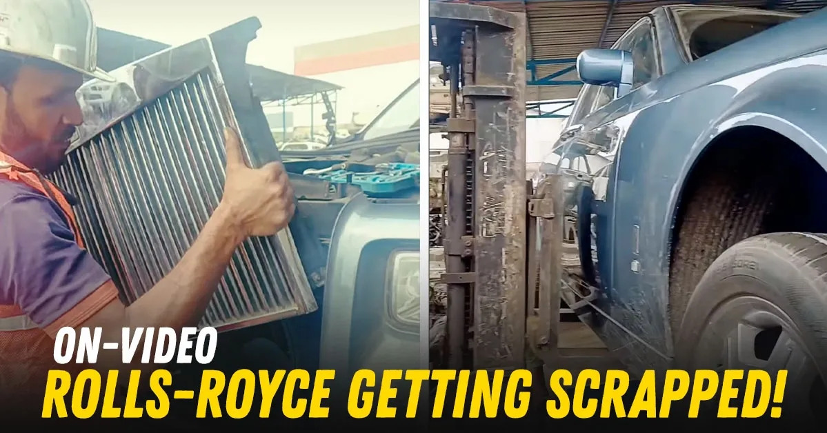Rolls-Royce Phantom tiền tỷ bị 'rã xác' bán phụ tùng vì chi phí sửa chữa quá đắt