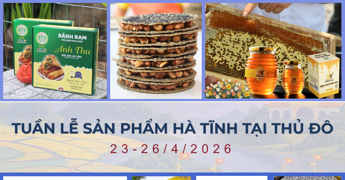 “Sức sống hàng Việt” số 5: Tuần lễ sản phẩm Hà Tĩnh tại Thủ đô