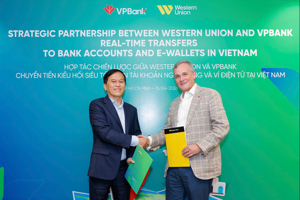 VPBank ký kết hợp tác chiến lược với Western Union